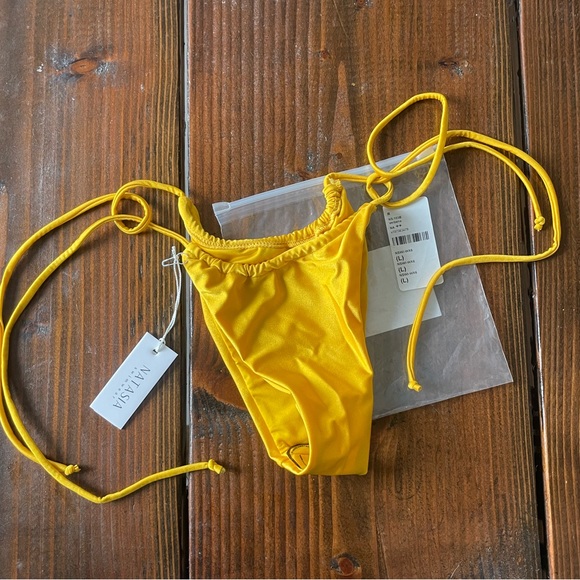 NATASIA SWIM ❤️🔥 NASSAU BIKINI BOTTOMS NWT IN VERBENA - Picture 10 of 13